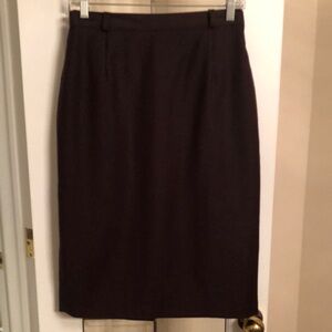 Vintage Conrad C Collection Brown Wool Skirt